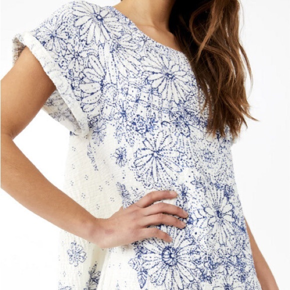Free People Pinwheel Print Swing Dress - Picture 2 of 4